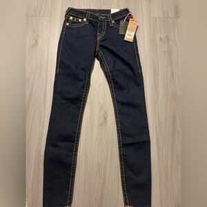 True Religion Dark Blue Skinny Jeans